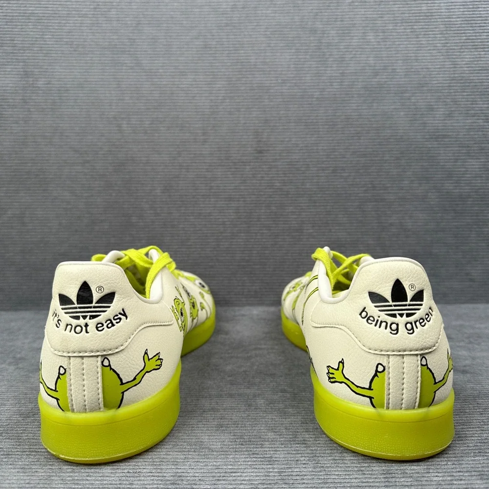 Adidas Stan Smith Disney Monsters Inc Mike Wazowski Mens 12 FZ2706 Green Cream
